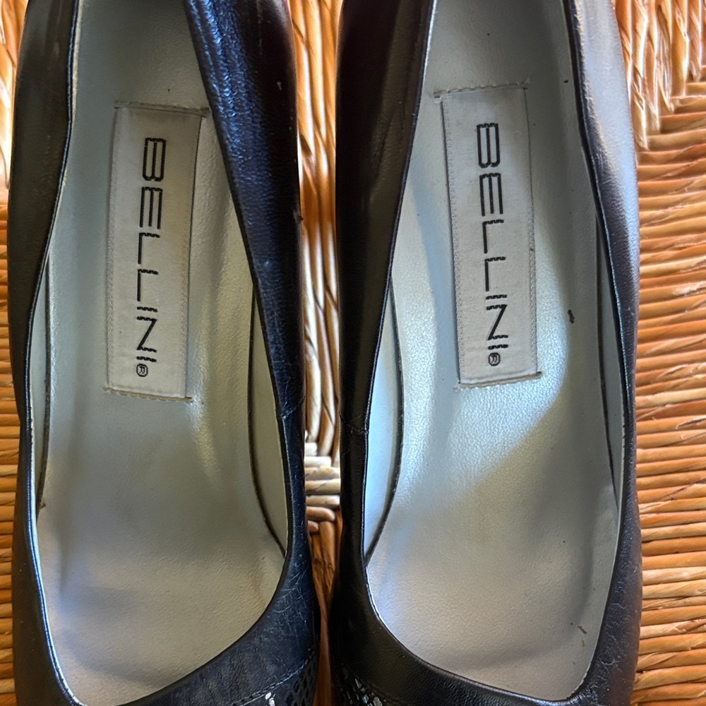 Women Bellini Black Sequin heels size 7 - Picture 6 of 10